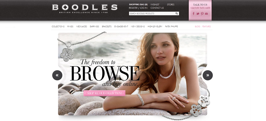 #htmlcaption2 Marie-Chantal Ecommerce Site